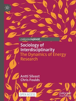cover image of Sociology of Interdisciplinarity
